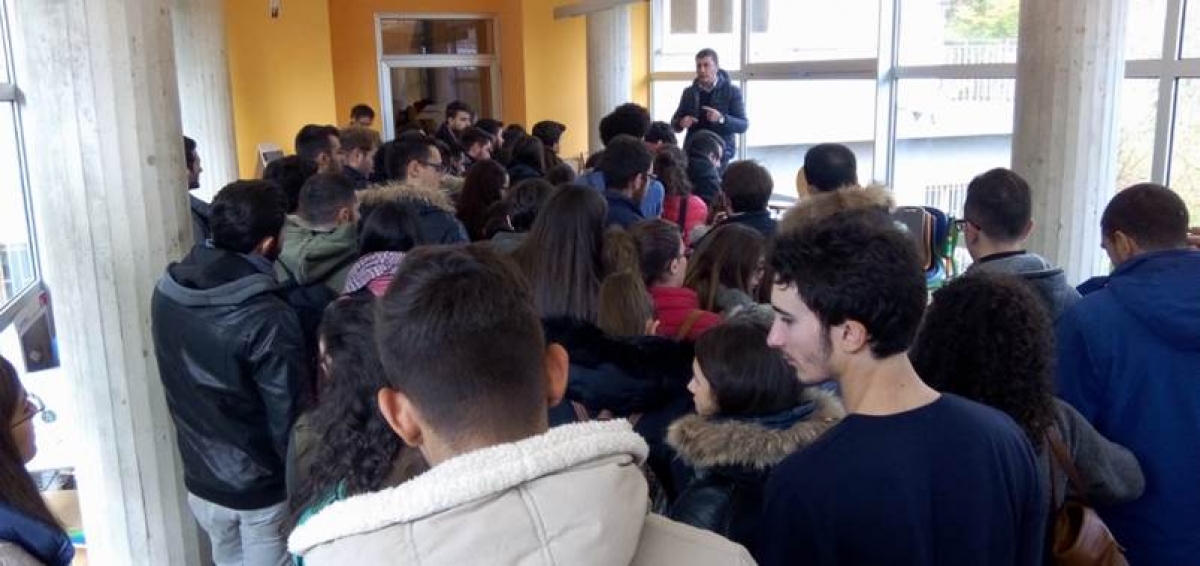 Studenti dell'UNICAL in visita presso la Camillo Sirianni